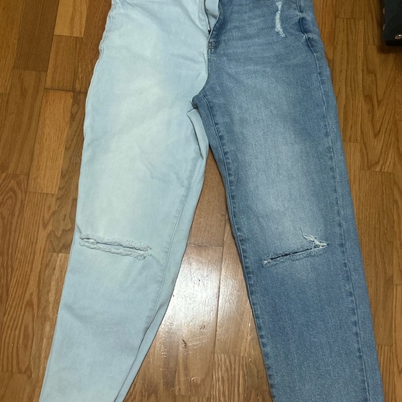 RSQ Two Shades Blue Distressed Denim Jeans size 30 - Picture 3 of 4